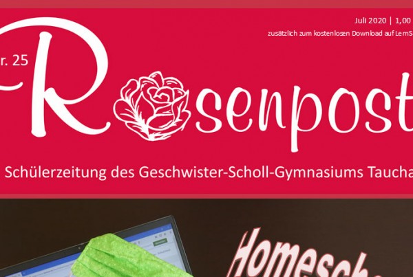Schülerzeitung Rosenpost Ausgabe 25