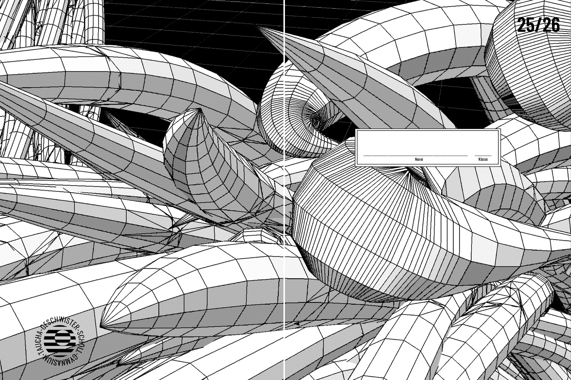 Hausaufgabenheft des Geschwister-Scholl-Gymnasiums Taucha bei Leipzig für das Schuljahr 2025/2026